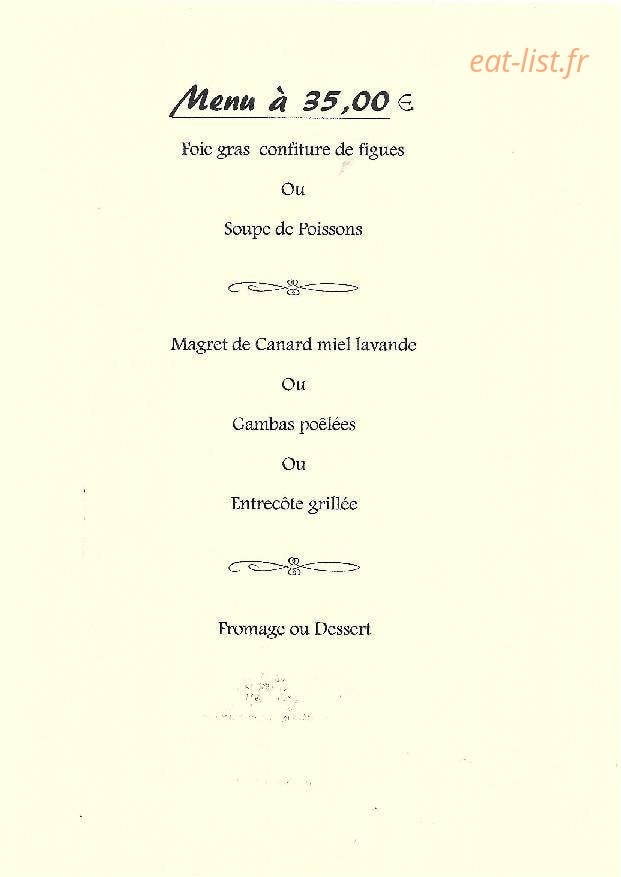 Le Relais des Lavandins — carte page 5