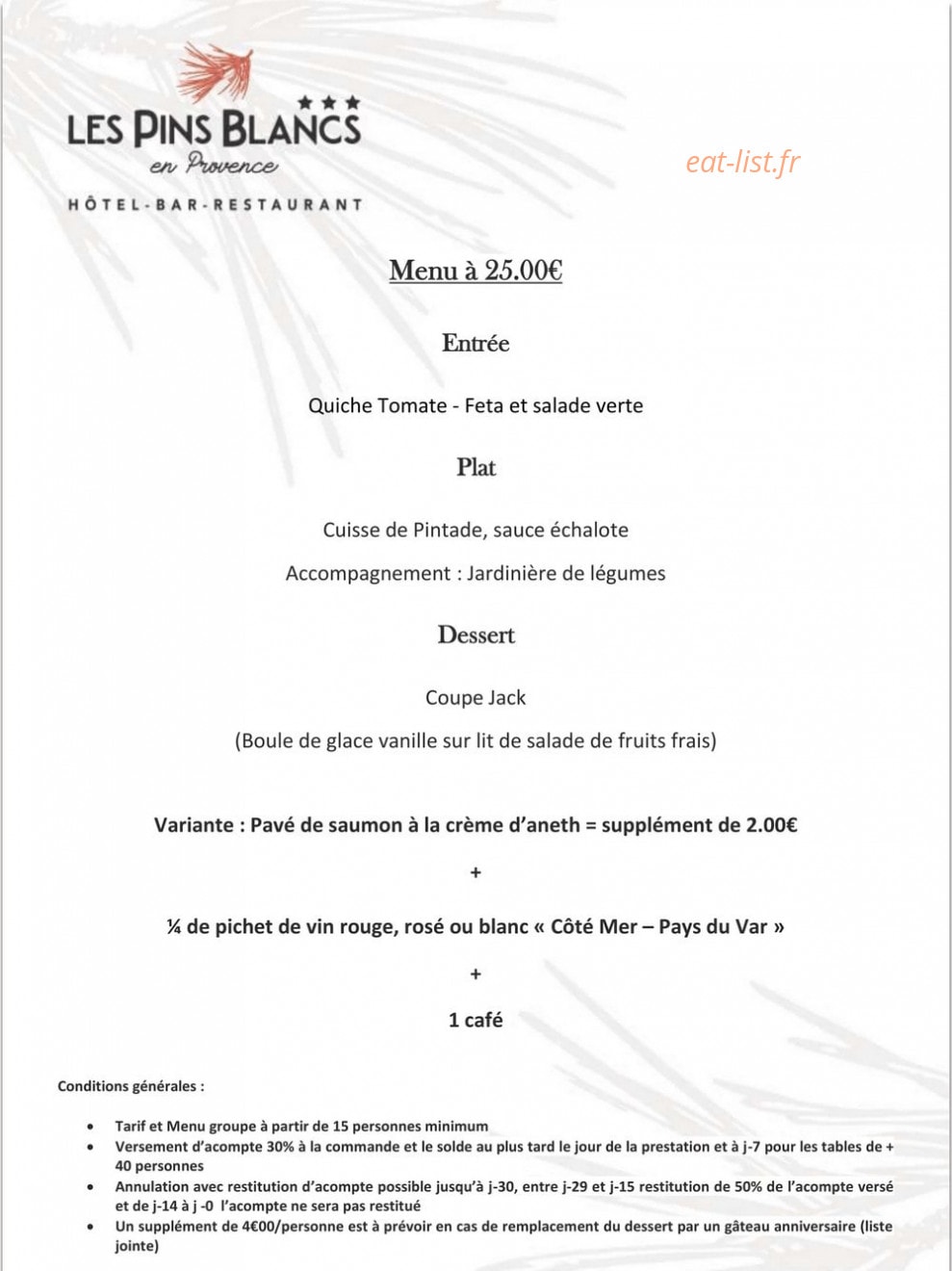 Les Pins Blancs en Provence — carte page 3