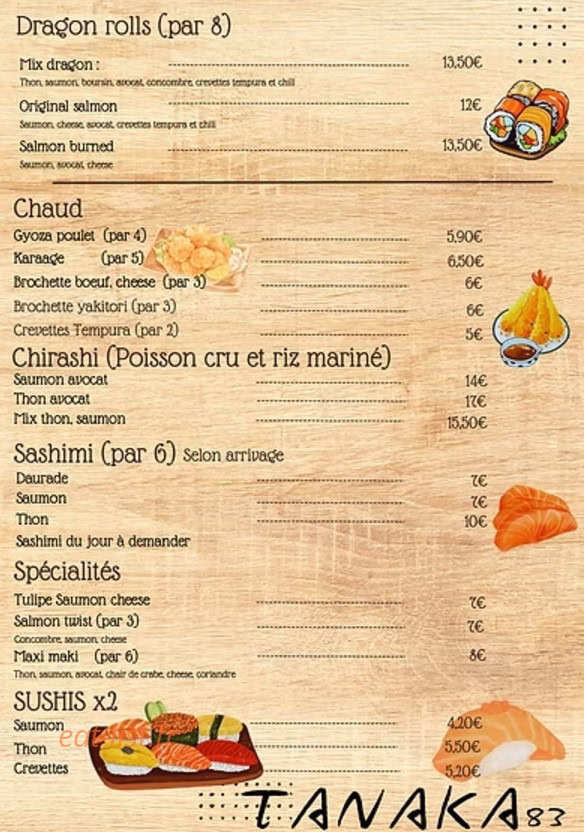 Tanaka 83 — carte page 3