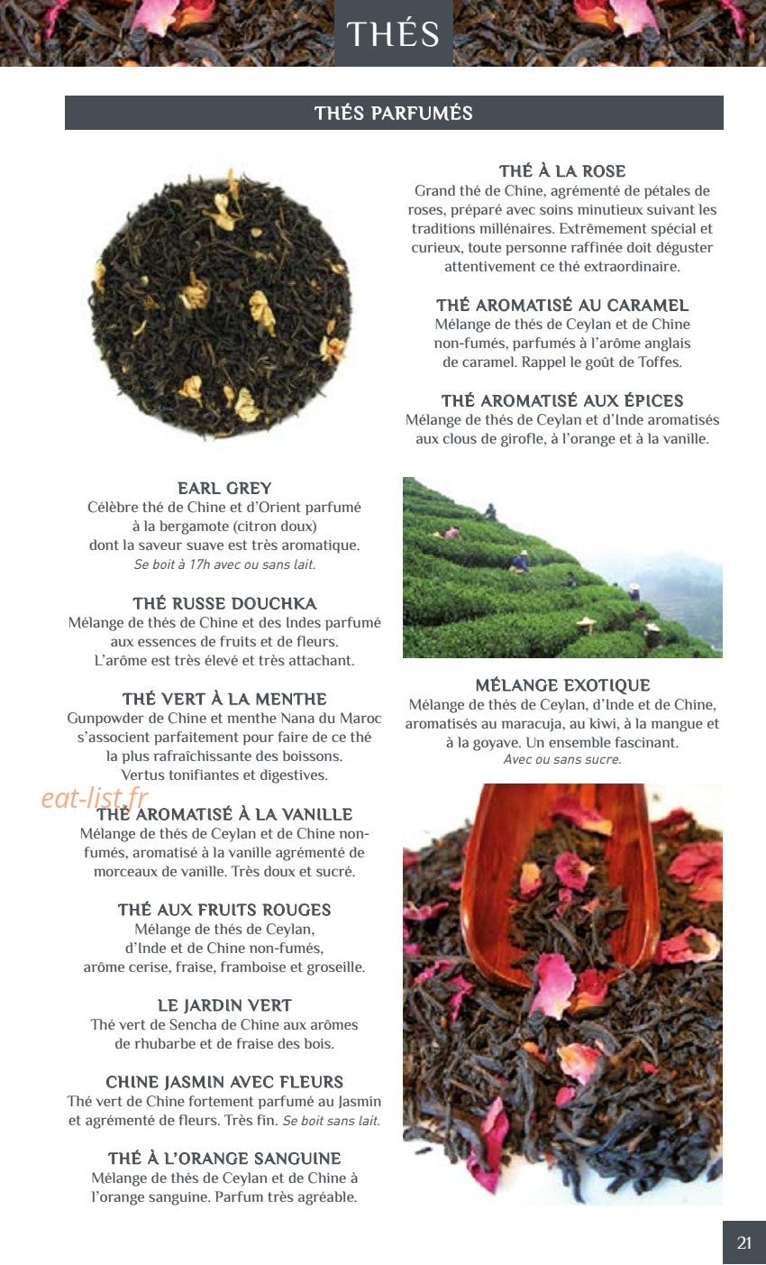 Crêperie Les Deux Frères — carte page 20
