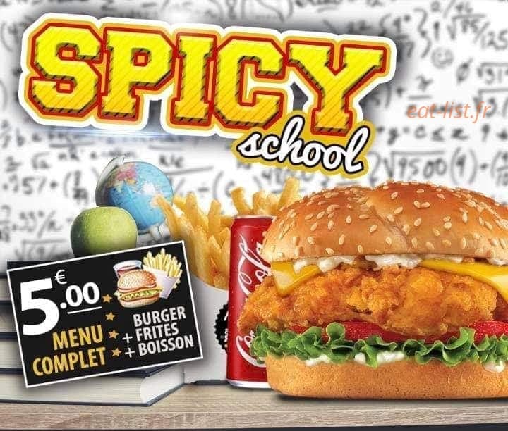 Emirates Burger — carte page 2