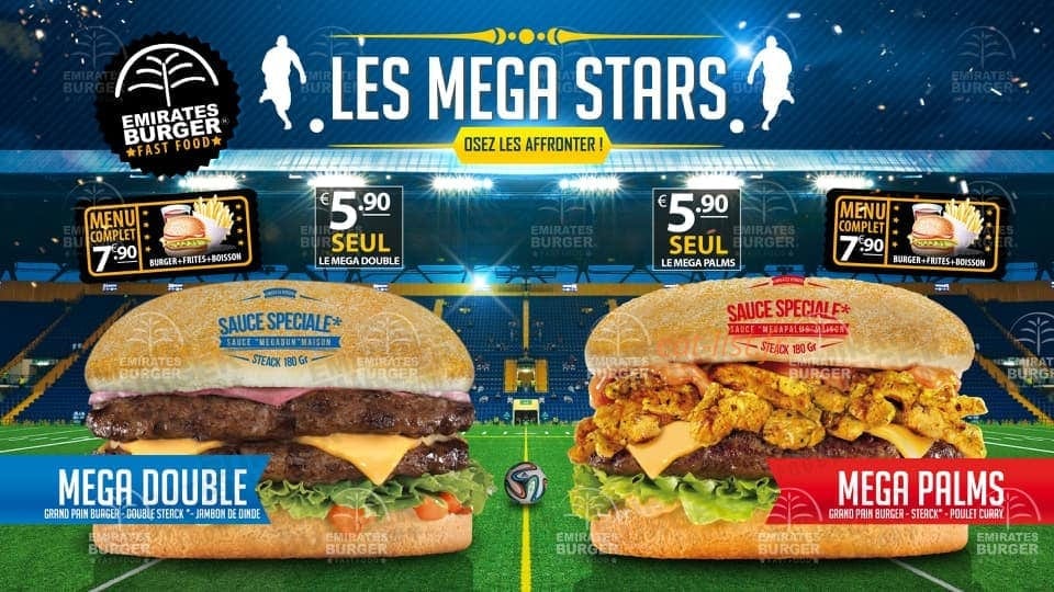 Emirates Burger — carte page 4