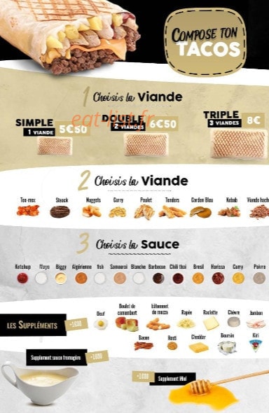 Food night — carte page 5
