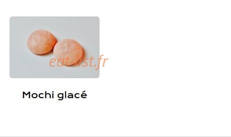 Carte et menu de Gaïjin Sushi à La Seyne sur Mer — Desserts