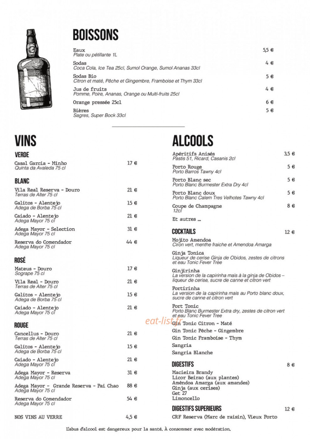 Joao's — carte page 8