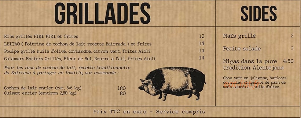 Joao's — carte page 6
