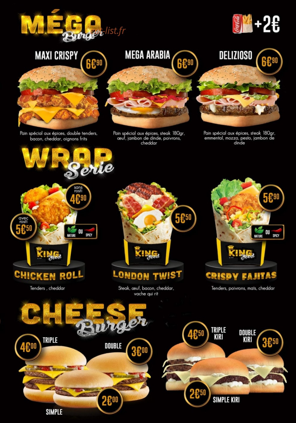 King Food by Loulbé — carte page 4