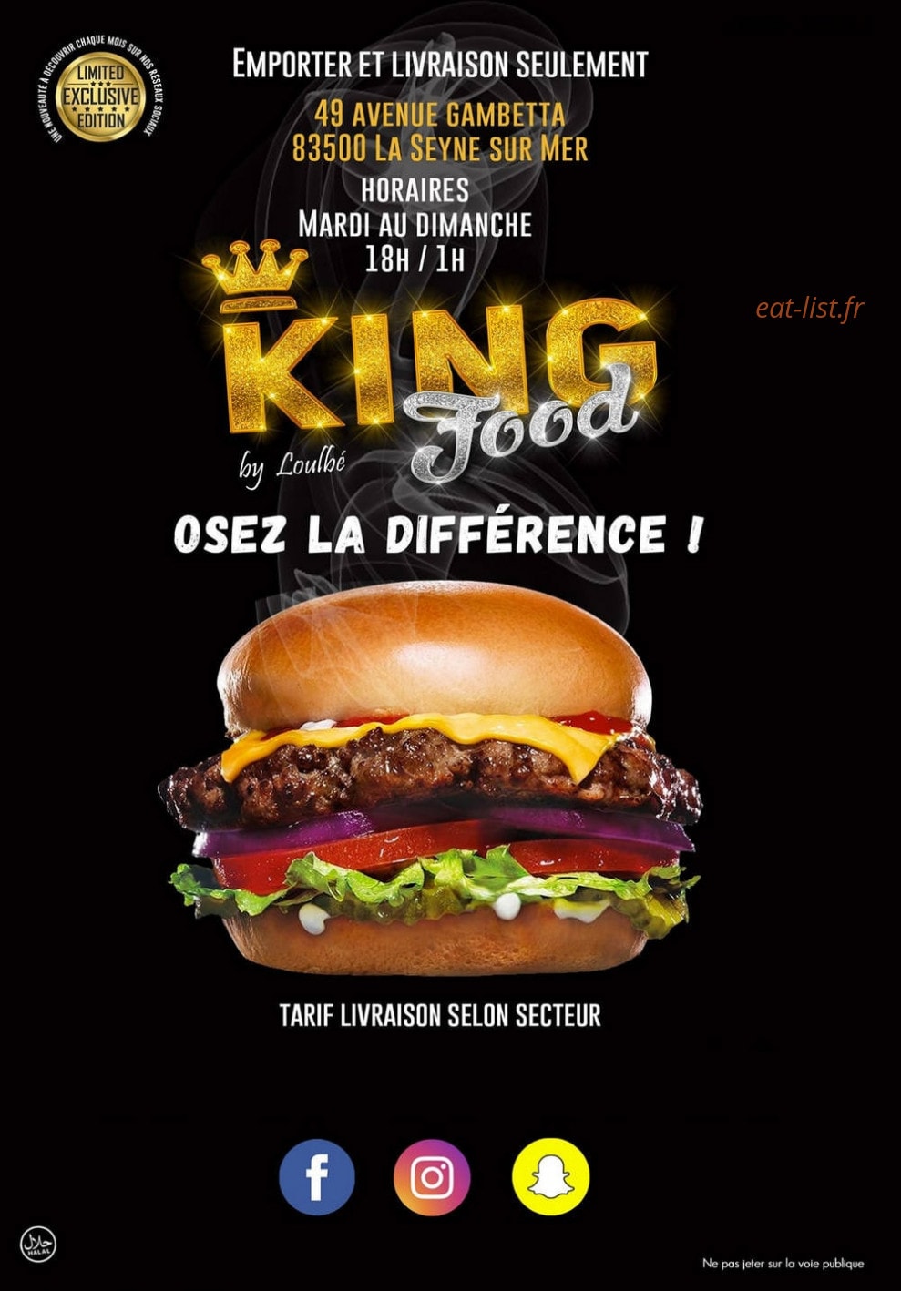 King Food by Loulbé — carte page 1