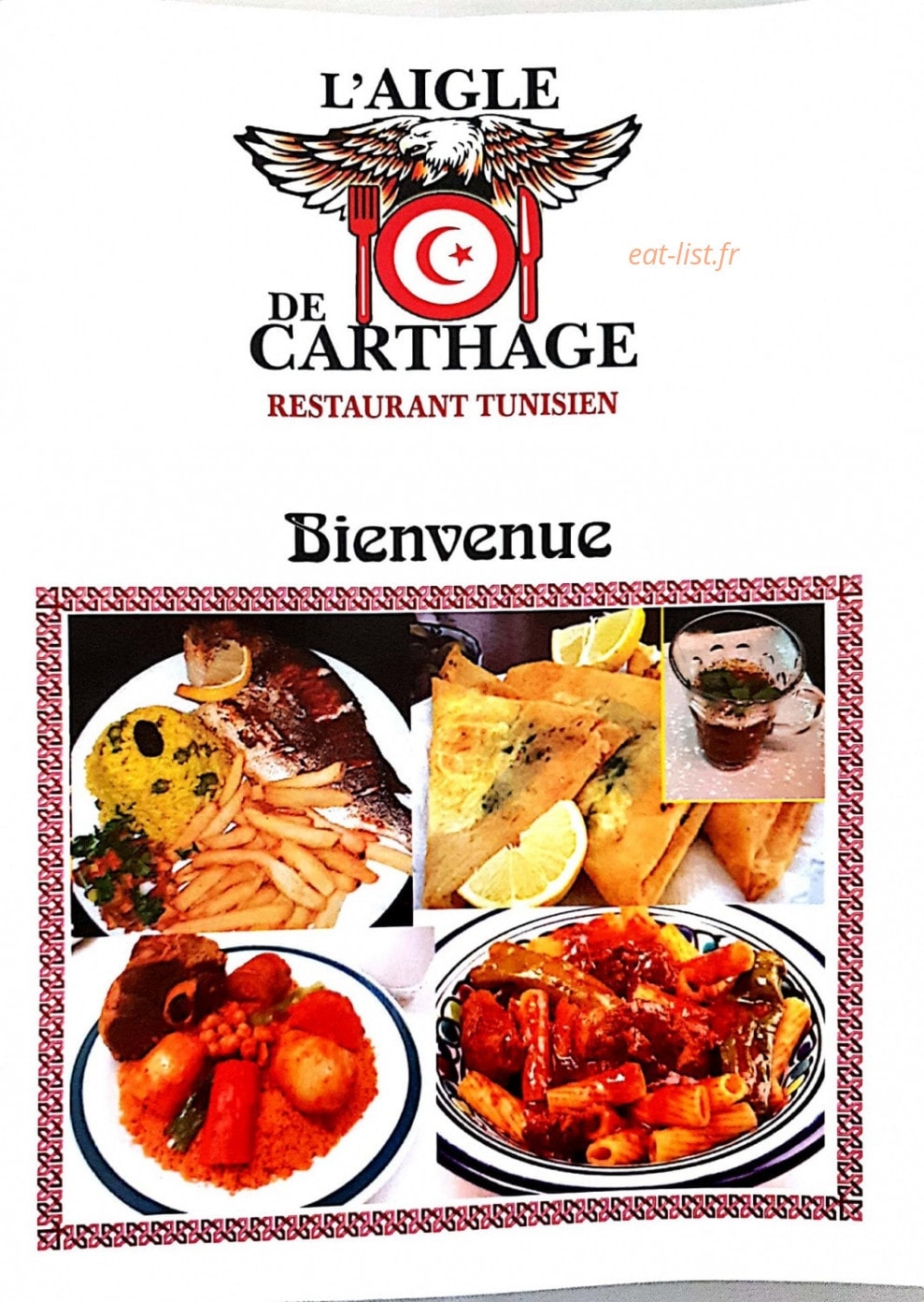 L'Aigle de Carthage — carte page 1