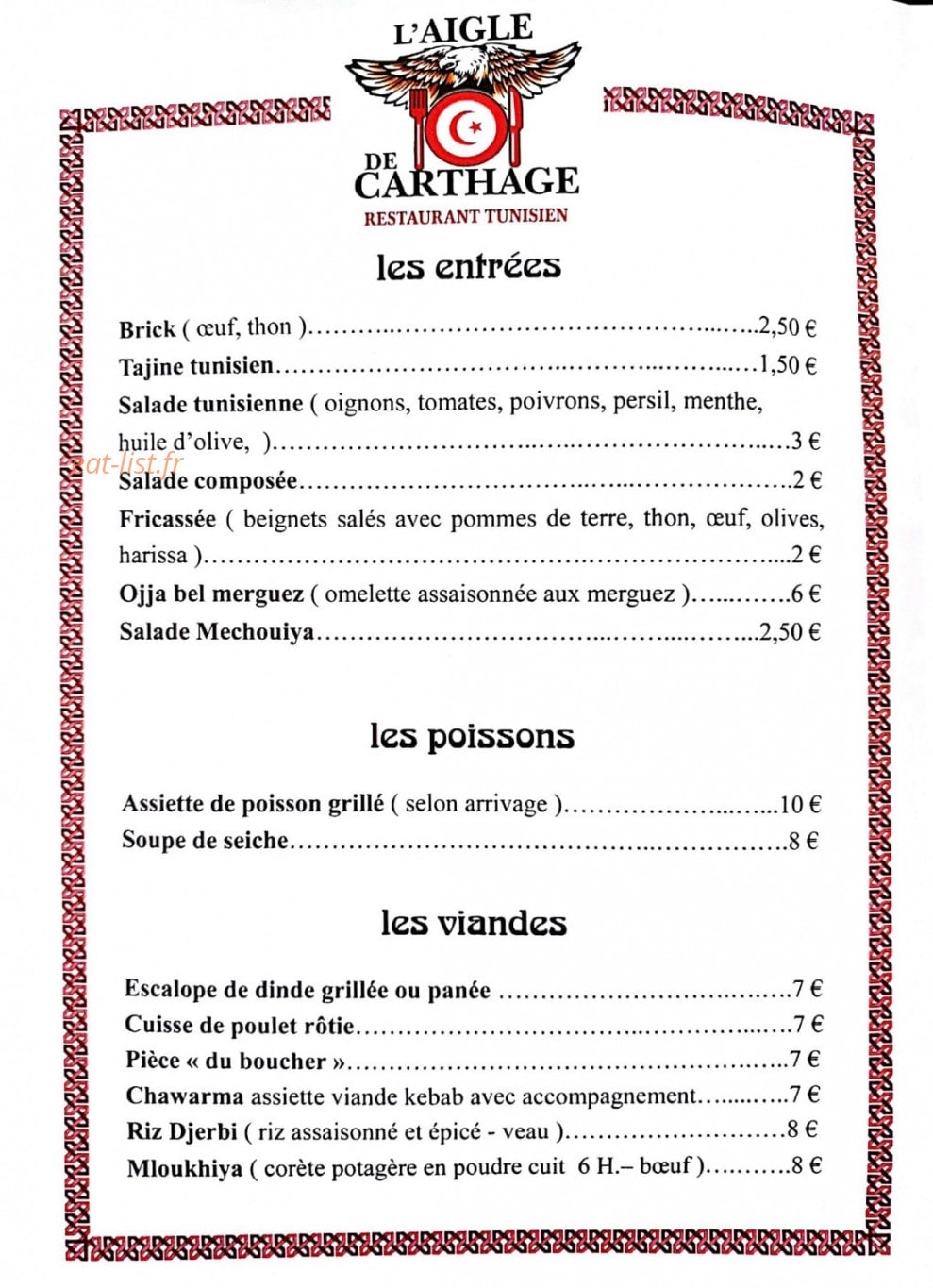 L'Aigle de Carthage — carte page 2