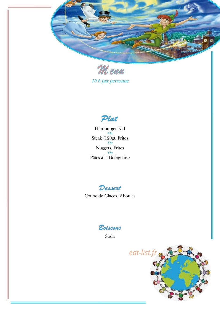 L' Hacienda — carte page 1