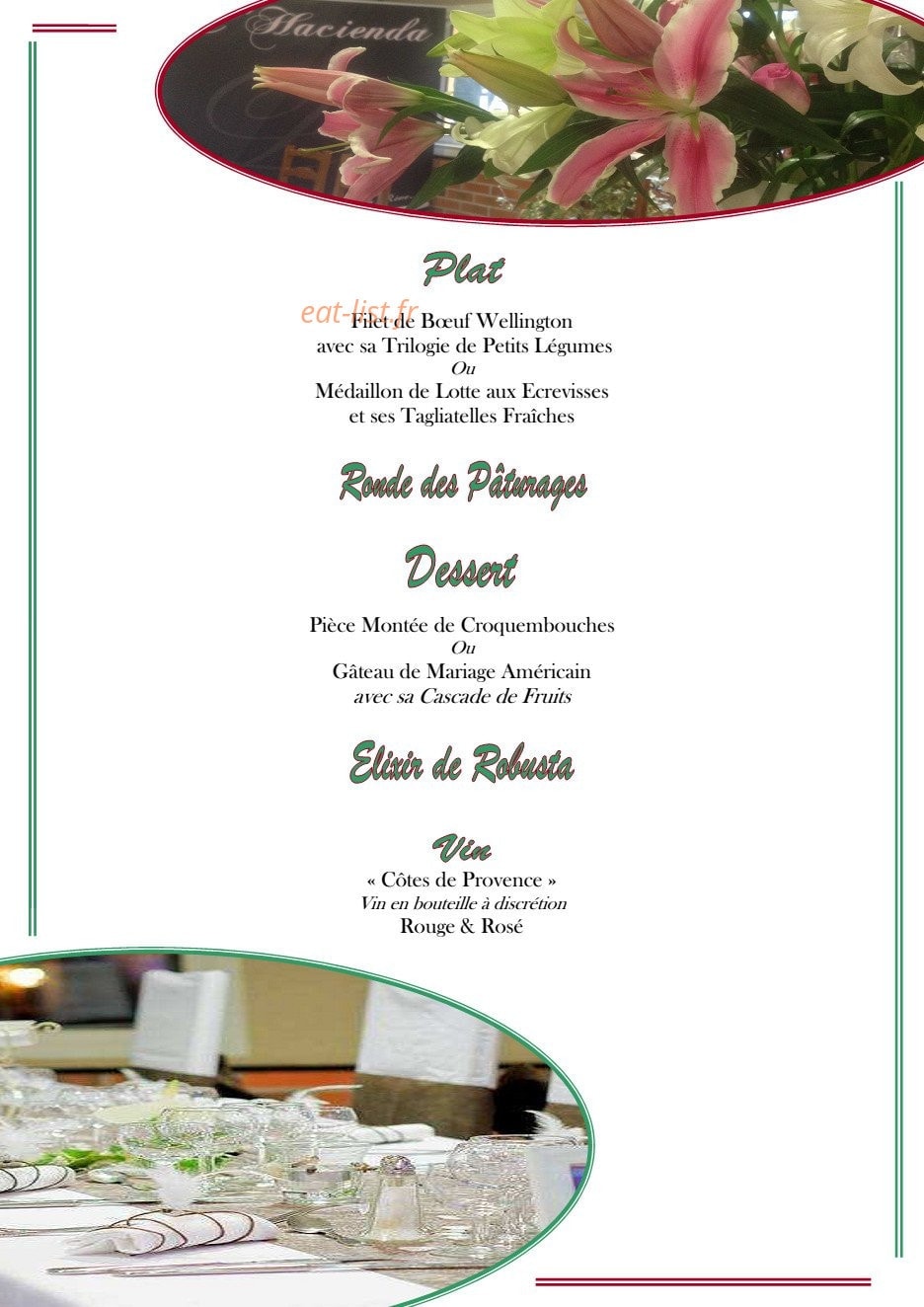 L' Hacienda — carte page 13