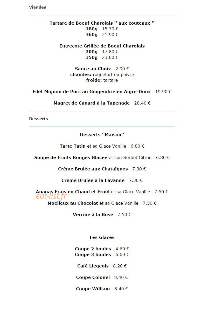 La Rascasse — carte page 5