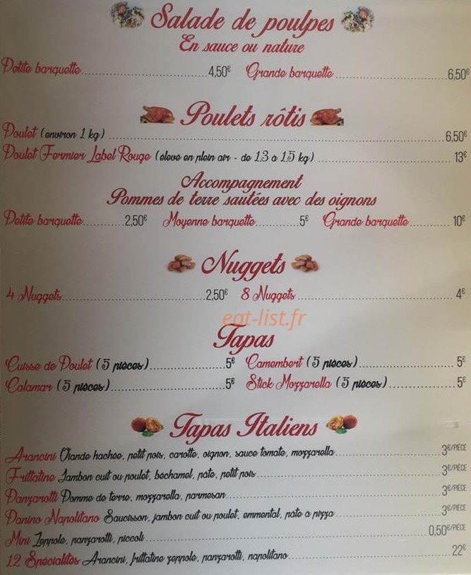 Le bellagio — carte page 4