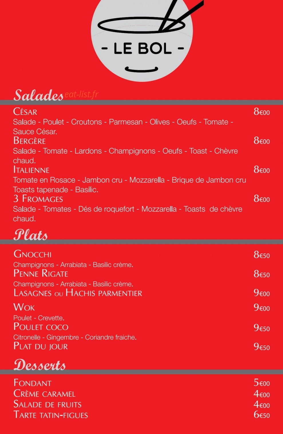 Le Bol — carte page 2