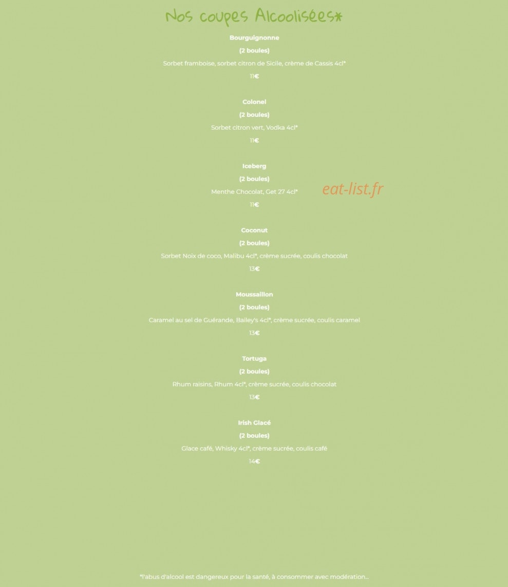 Le Carré Plage — carte page 8