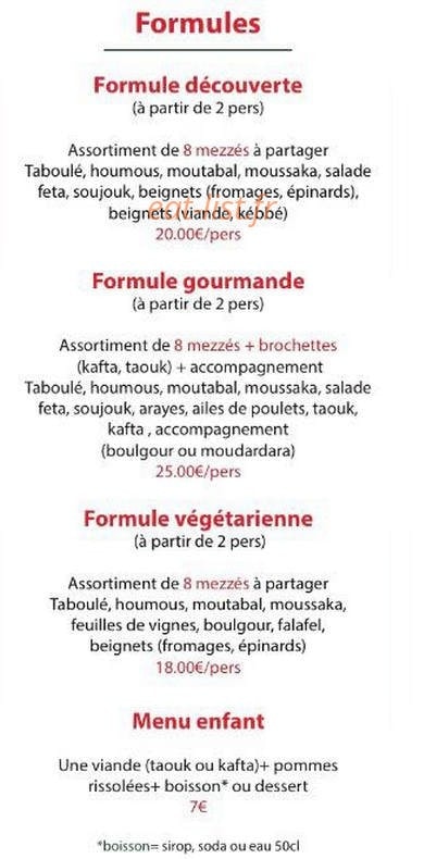 Le Cedrus — carte page 2