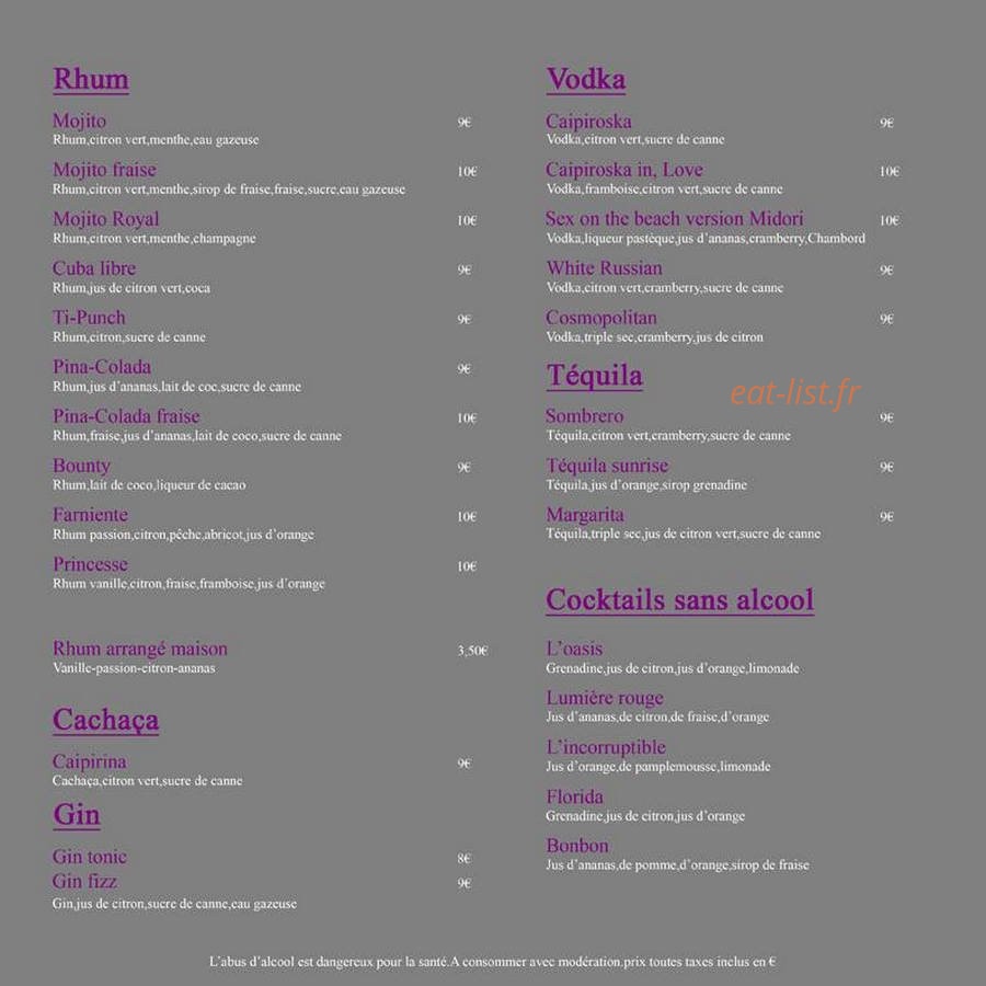 Le Duplex — carte page 1