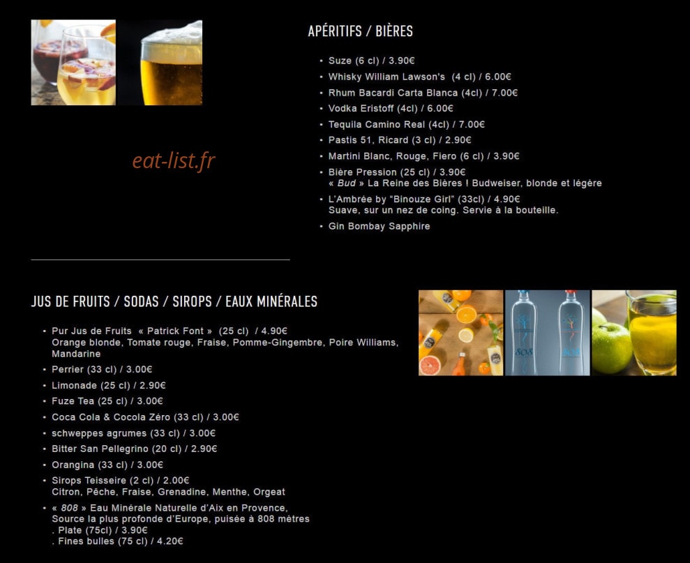 Le Maddie's — carte page 2