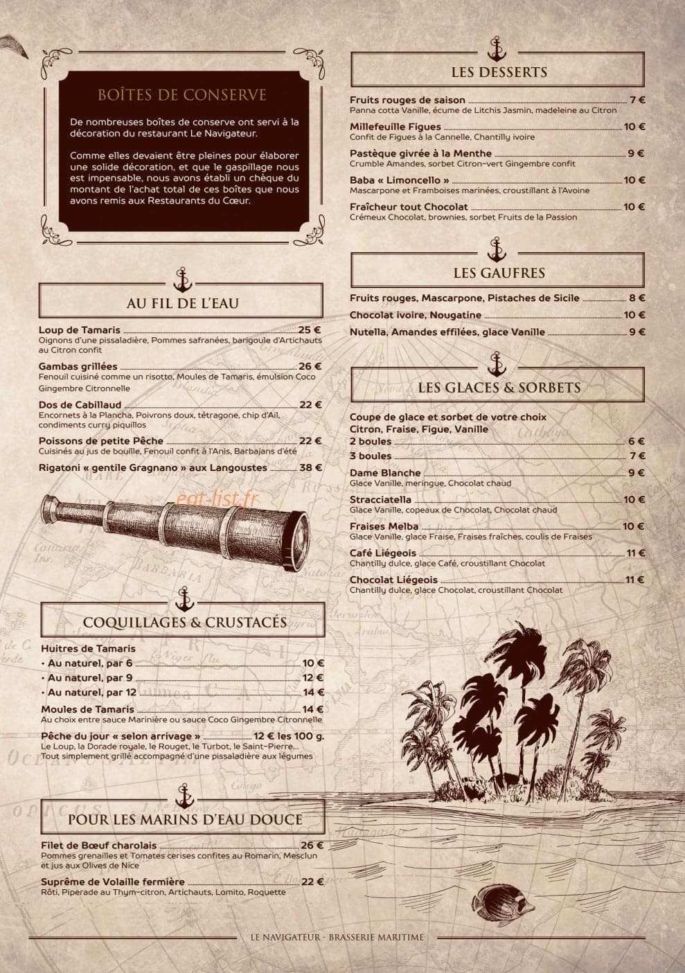 Le Navigateur — carte page 3