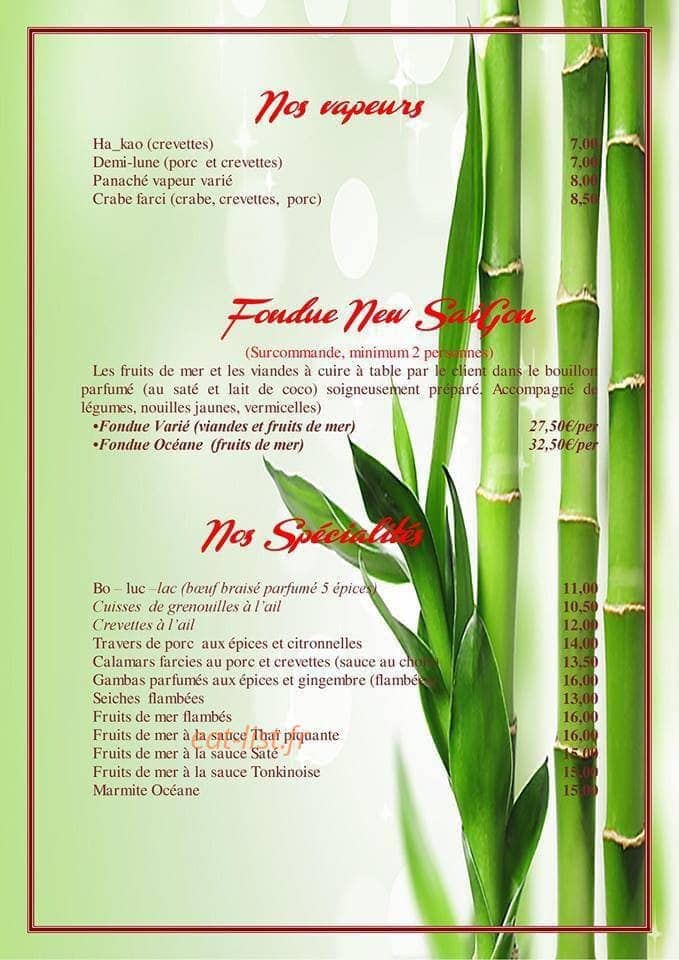 Le New Saigon — carte page 2