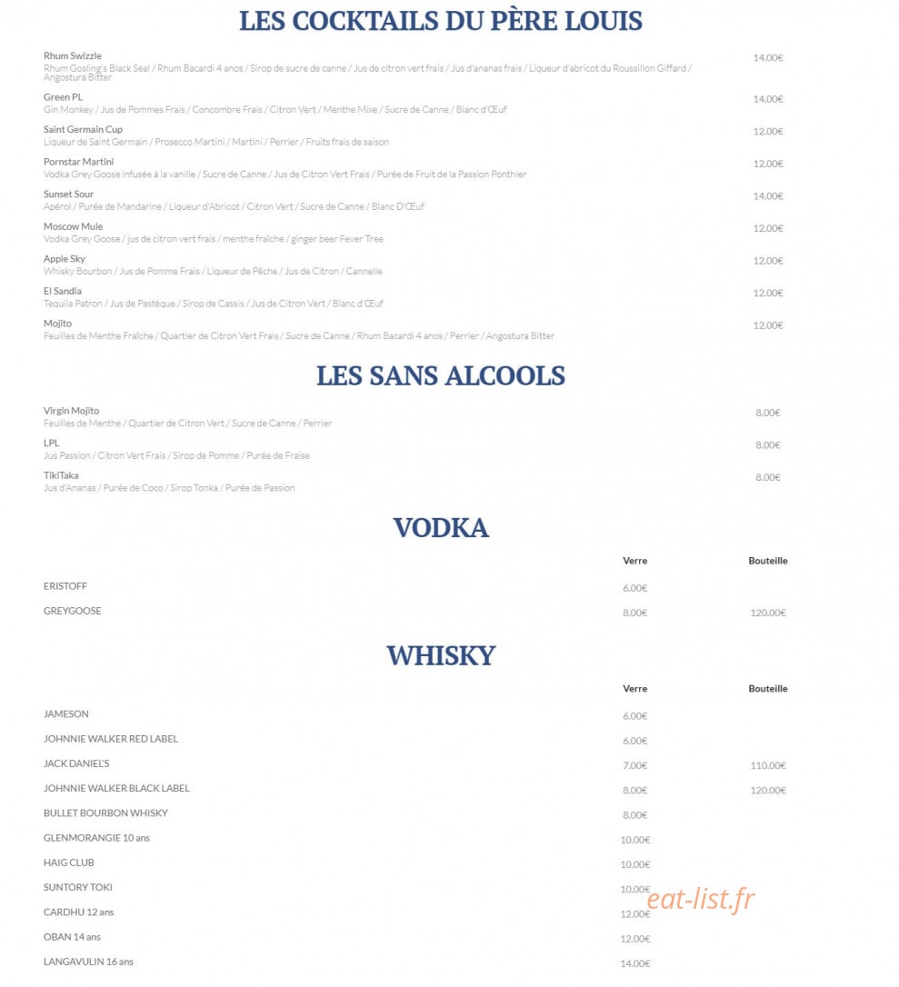 Le Père Louis — carte page 3