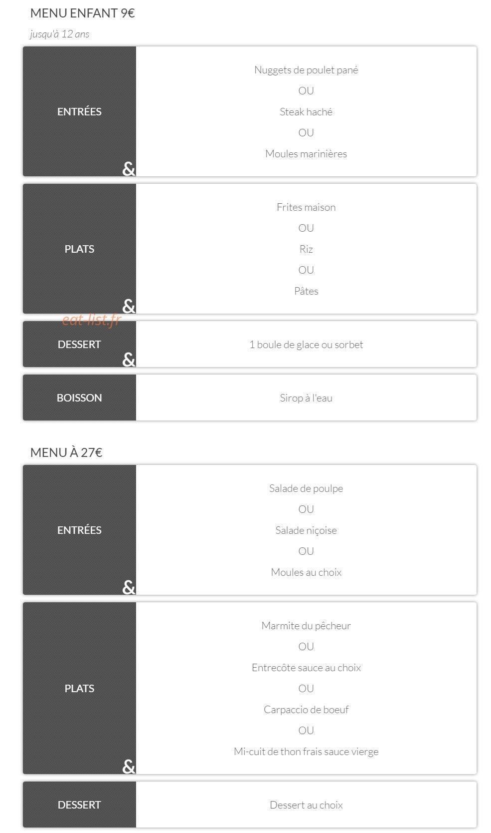 Le Rendez-Vous — carte page 4