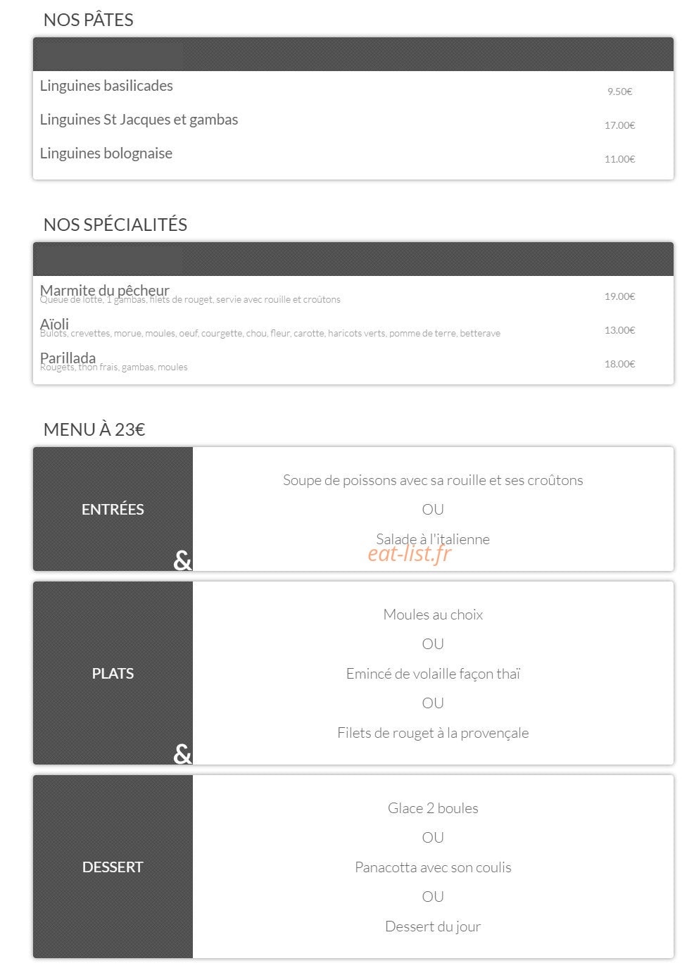 Le Rendez-Vous — carte page 3