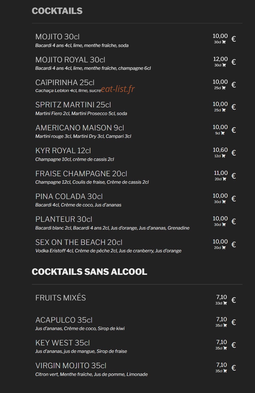 Les Paddles — carte page 12