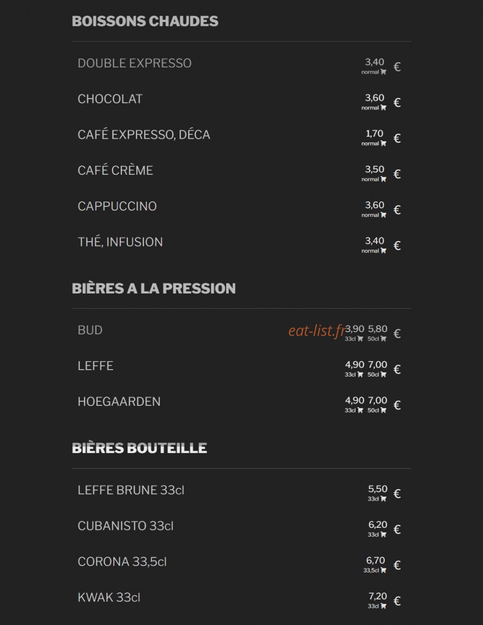 Les Paddles — carte page 9