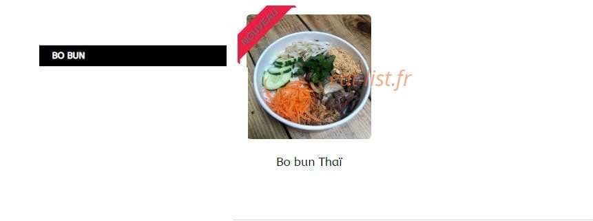 Lovely Food — carte page 12