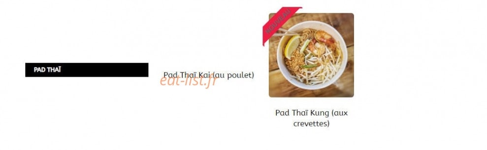 Lovely Food — carte page 14