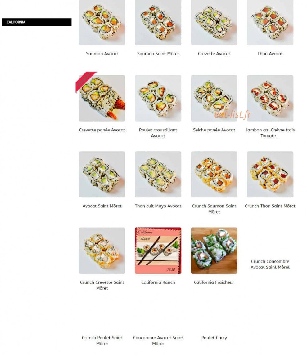 Lovely Food — carte page 3