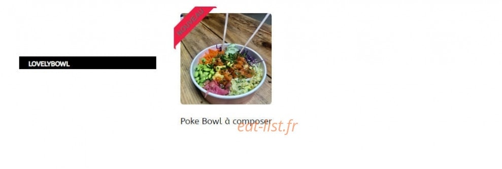 Lovely Food — carte page 7