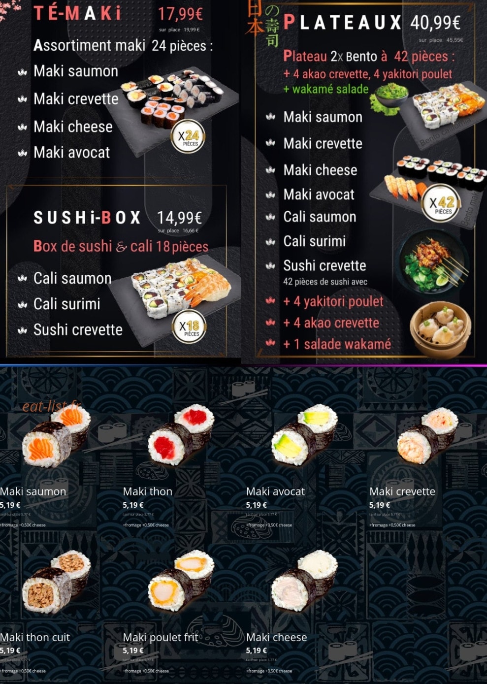 My asia — carte page 8