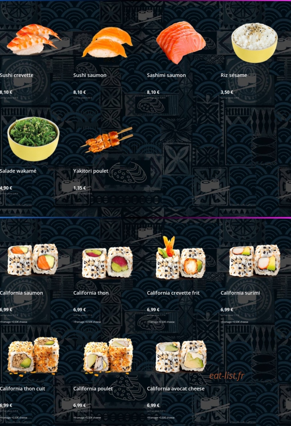 My asia — carte page 9