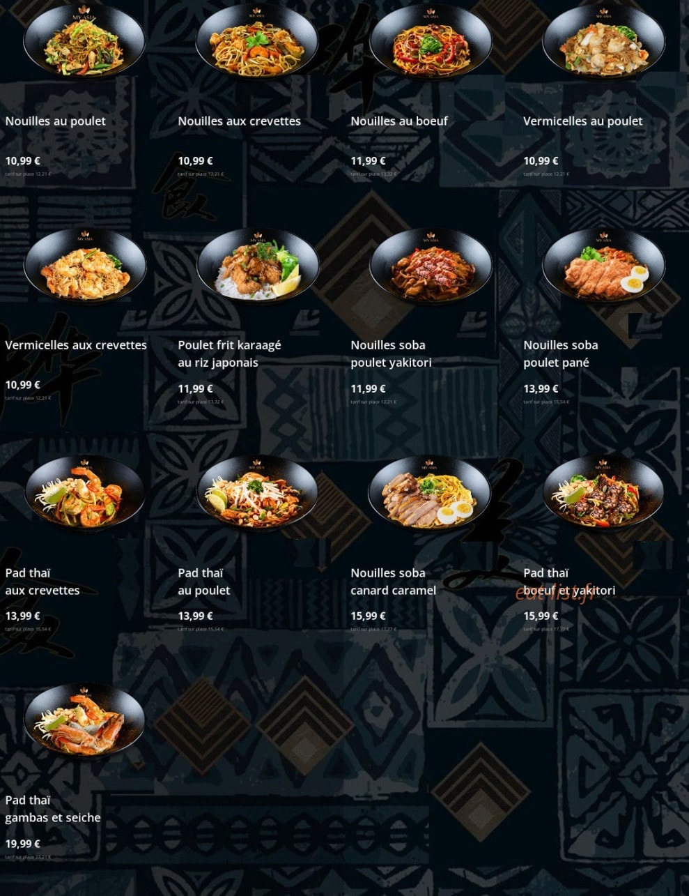 My asia — carte page 5