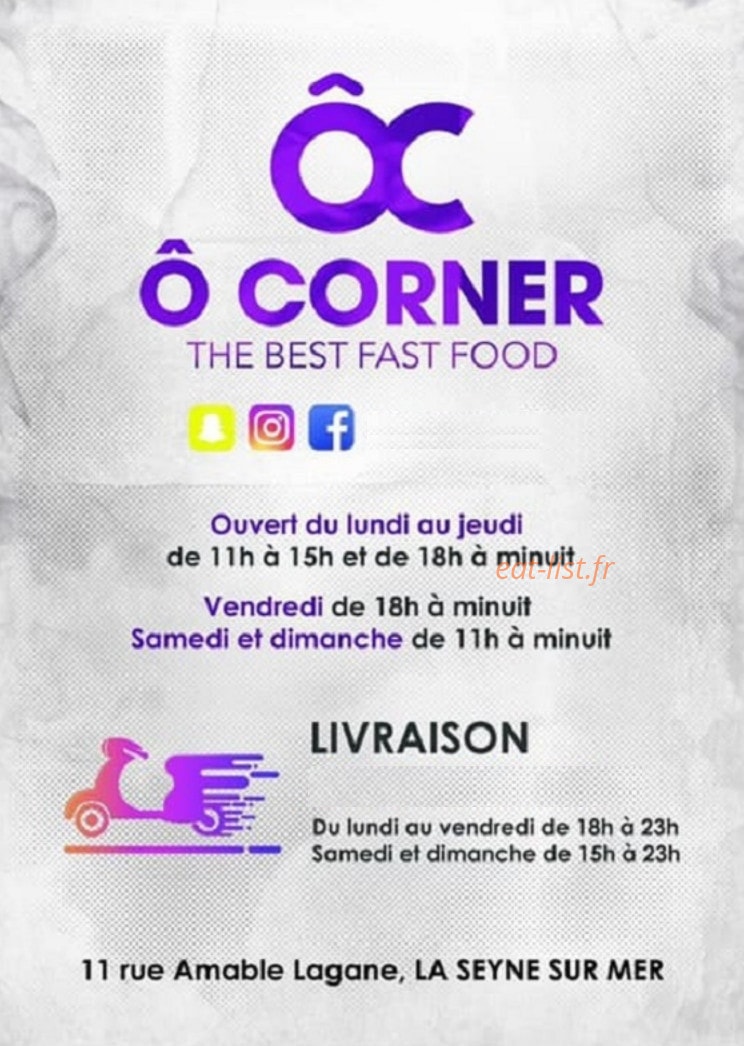 Ô Corner — carte page 1