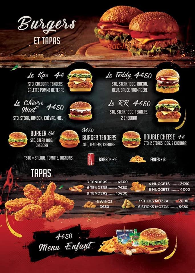 Pastas vs Tacos — carte page 2