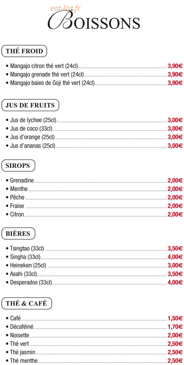 Sushi D&E — carte page 9