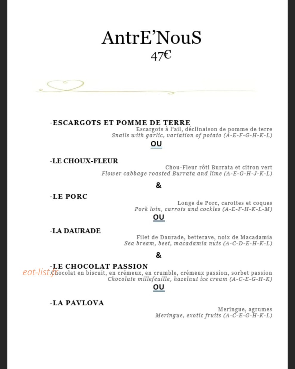 AntrE'nouS — carte page 6
