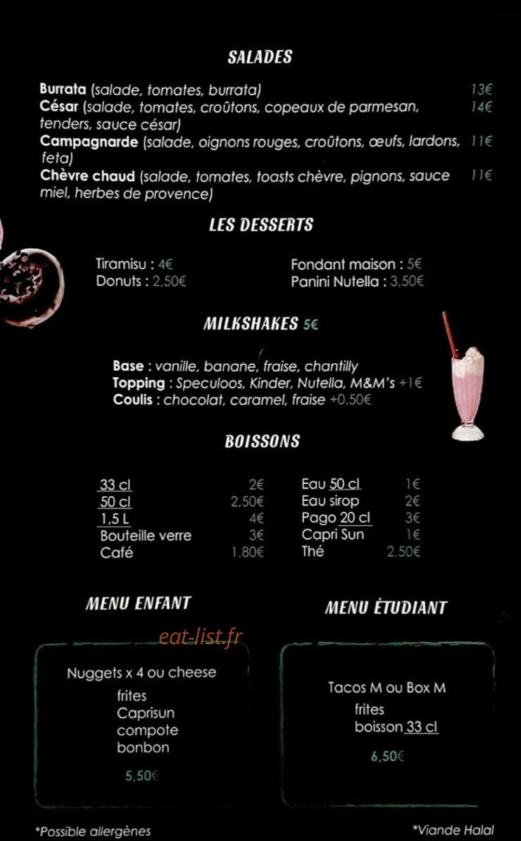 Heni Food — carte page 4