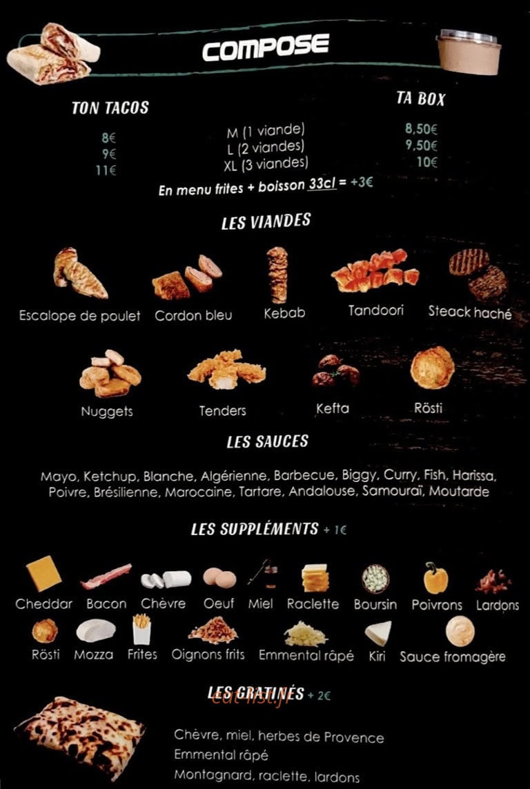 Heni Food — carte page 3