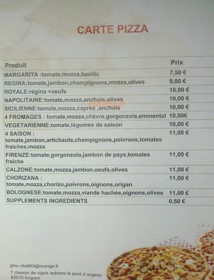 La Toscane — carte page 1