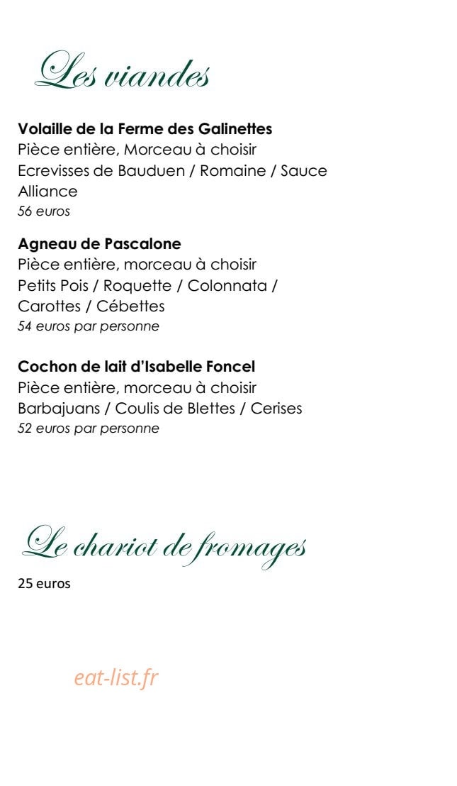Le Jardin De Benjamin — carte page 2
