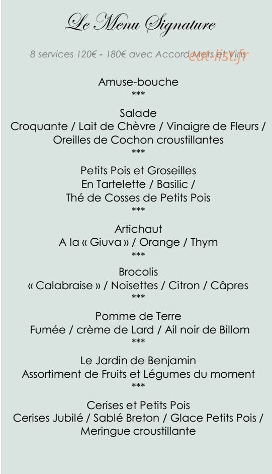 Le Jardin De Benjamin — carte page 4