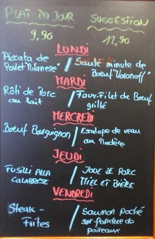 Brasserie Le K9 — carte page 1