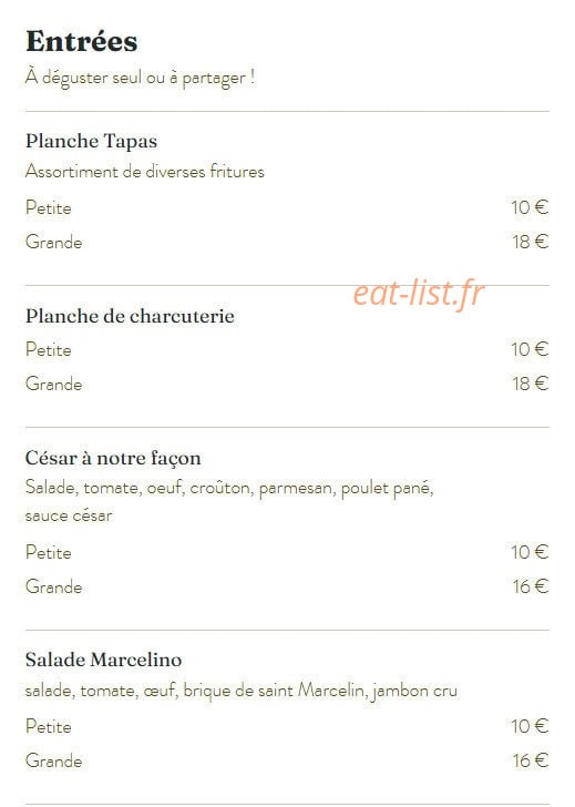 Chez Nous — carte page 1