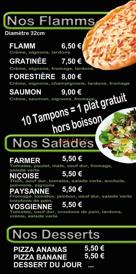 Chez Salva — carte page 4