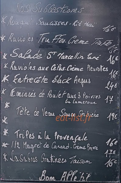 L'authentique — carte page 1